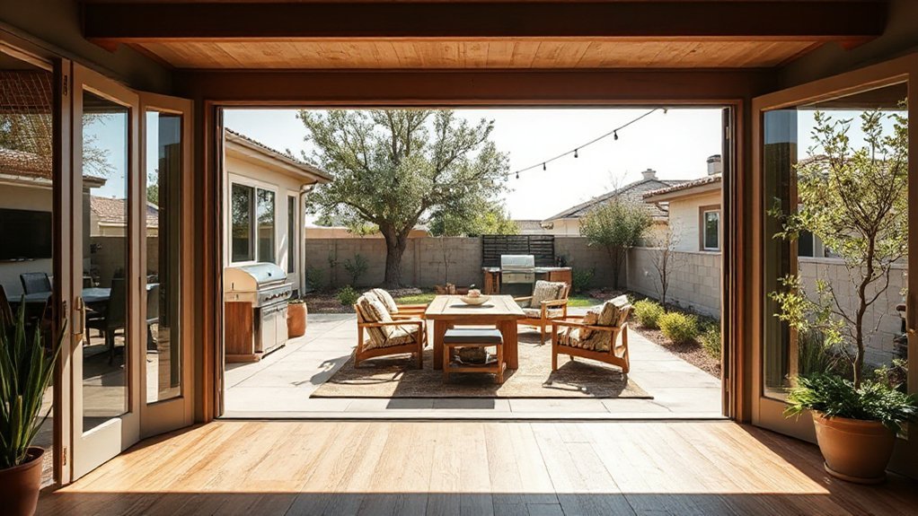 unified indoor outdoor transition