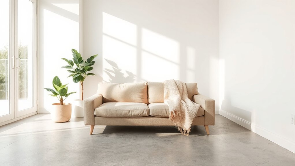warm uncluttered inviting spaces