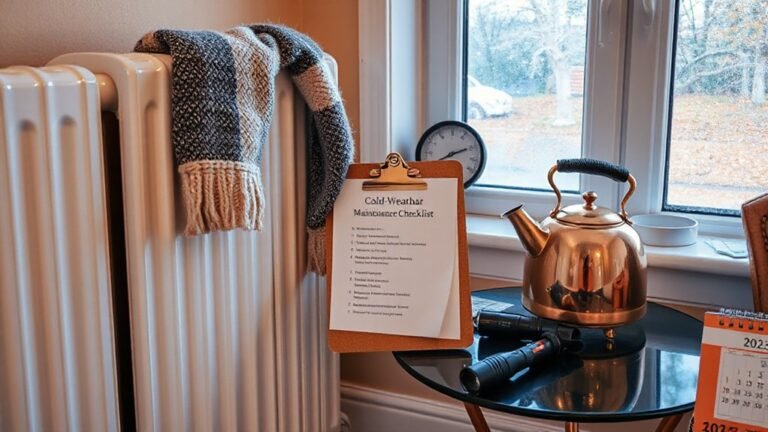 winter home maintenance checklist